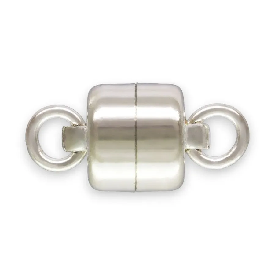 🆕🔗 Magnetic Clasp (Barrel) in Sterling Silver