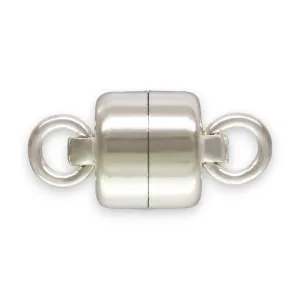 🆕🔗 Magnetic Clasp (Barrel) in Sterling Silver