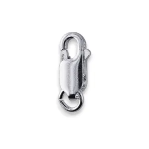 🔗 Parrot Clasp with Open Jump Ring in 9ct White Gold