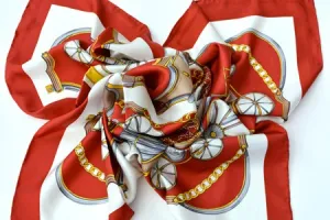 100% Pure Silk Scarves - Carriage