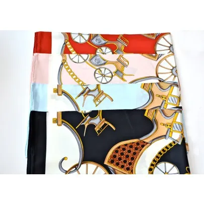 100% Pure Silk Scarves - Carriage