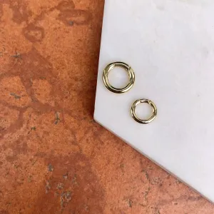 10KT Yellow Gold Round Push-In Hinged Pearl Clasp Shortener