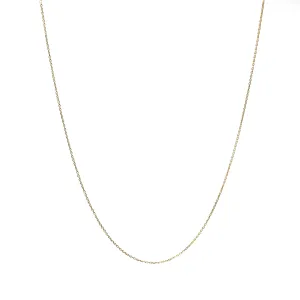 1.2mm Diamond Cut Cable Necklace