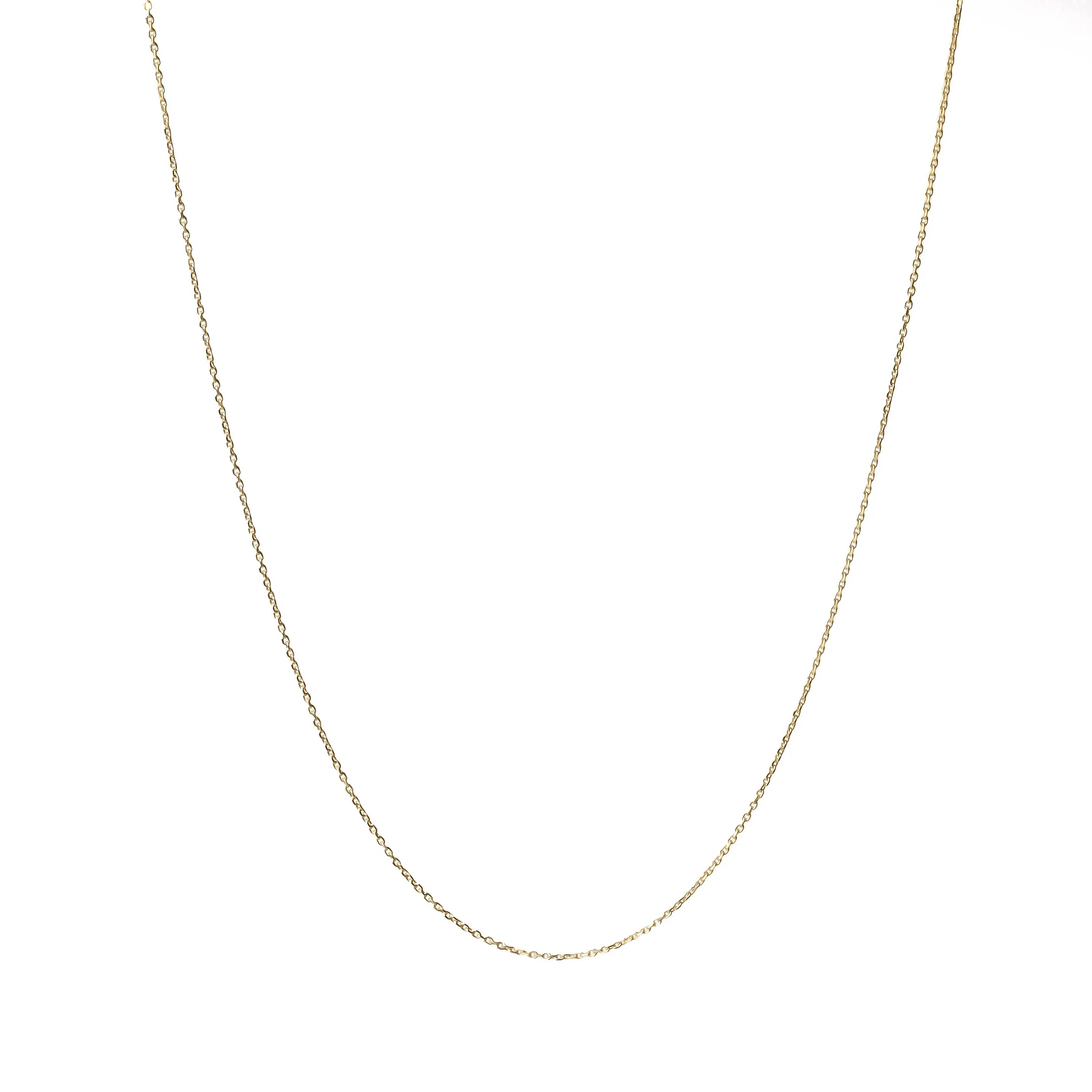 1.2mm Diamond Cut Cable Necklace