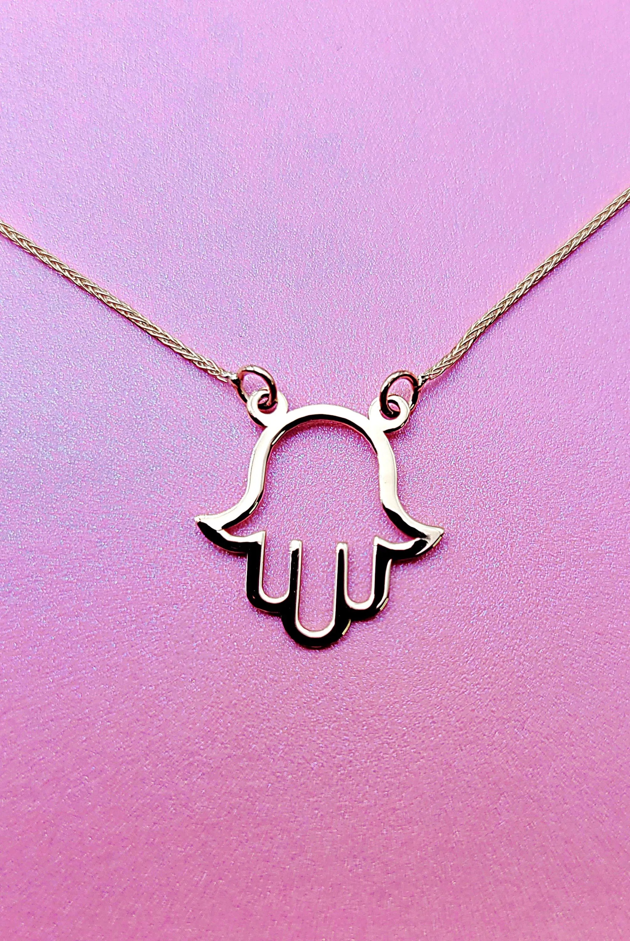 14k Gold "Hamsa Hand Necklaces"