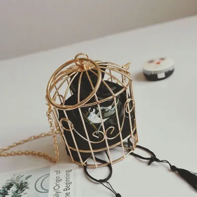 2020 Retro Birdcage Clutch Bag