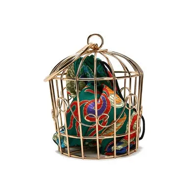 2020 Retro Birdcage Clutch Bag