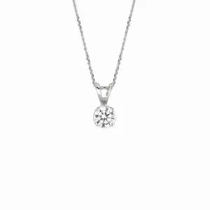 25 POINTER DIAMOND NECKLACE 14K GOLD (0.25 CTW)