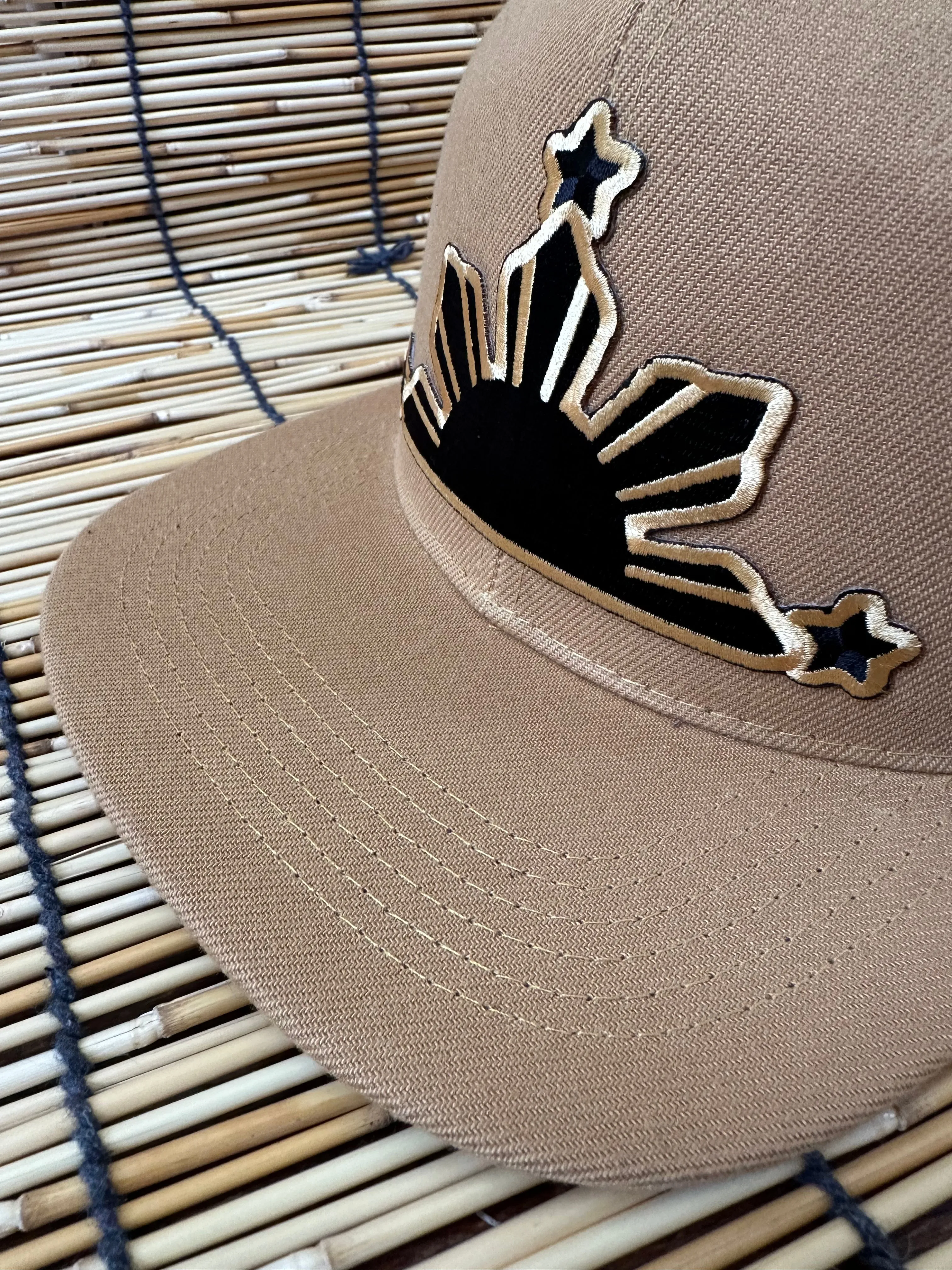 3 STARS AND SUN Filipino Brown Cream Brims