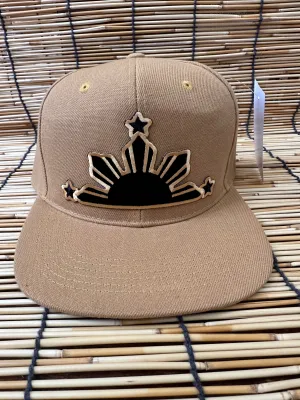 3 STARS AND SUN Filipino Brown Cream Brims
