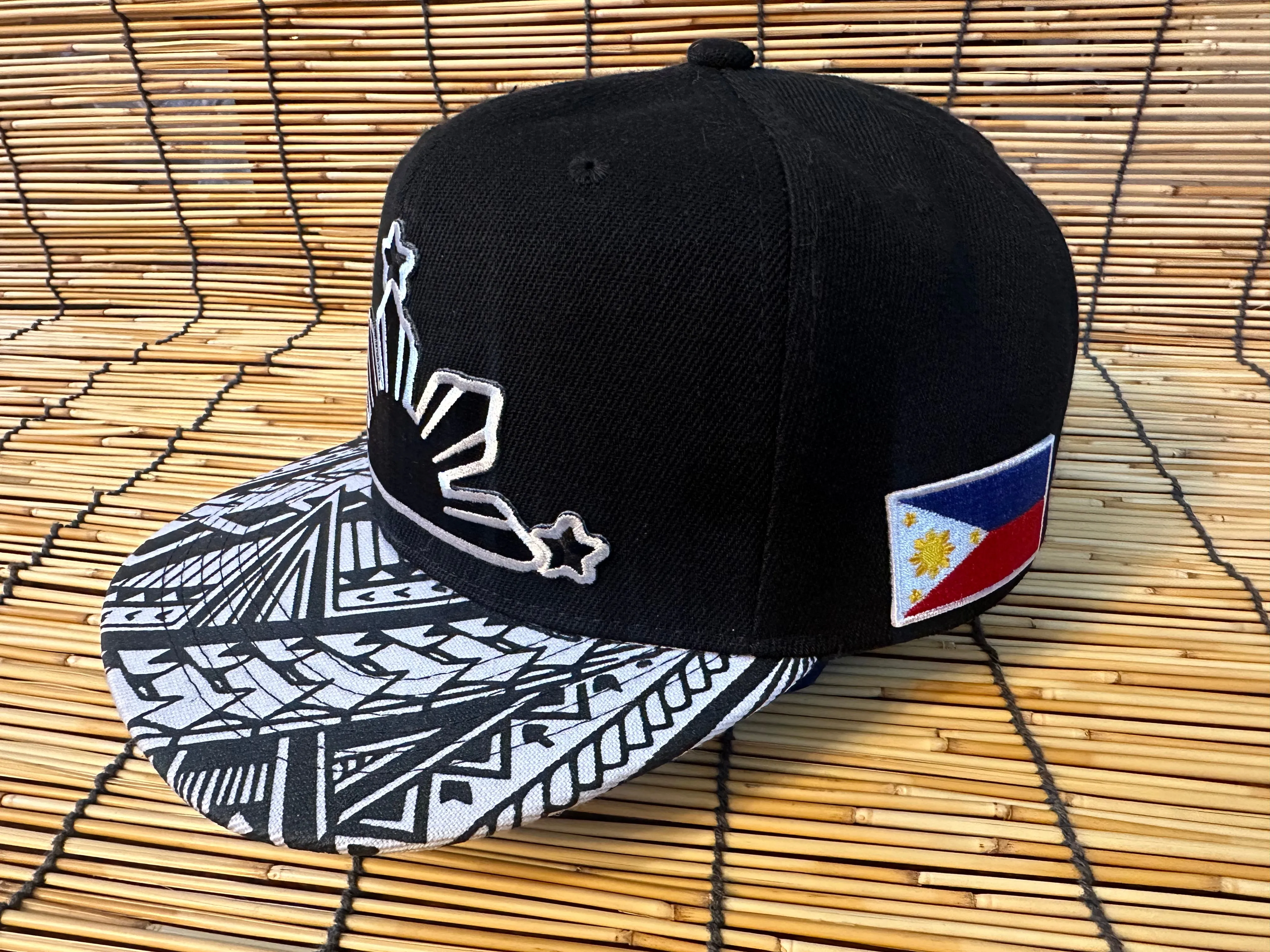 3 STARS AND SUN Filipino Philippines Tribal Brims