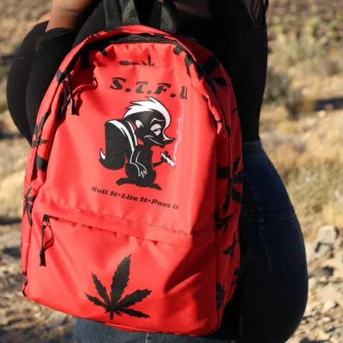 420 Skunk Backpack - Red