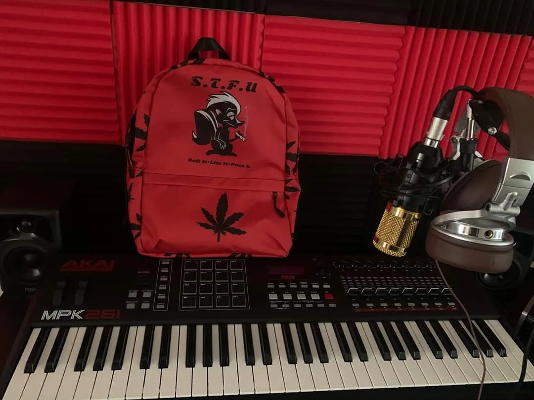 420 Skunk Backpack - Red