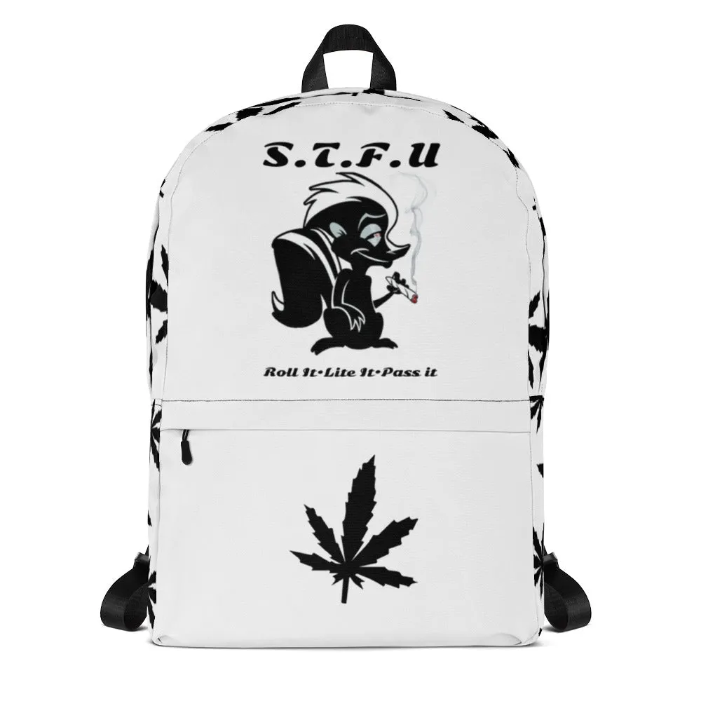 420 Skunk Backpack - White