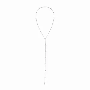 5 POINTER DIAMOND NECKLACE 14K GOLD (1 CTW)