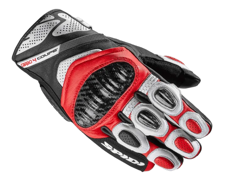 A193-014-XL Spidi Carbo 4 Coupe Gloves BWR XL