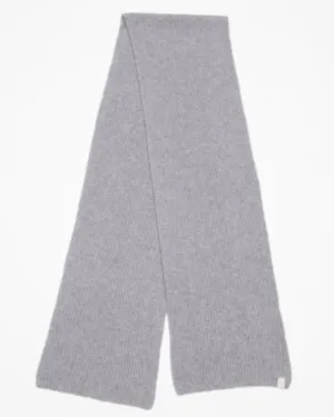 Ace Cashmere Scarf | Ivory   Grey