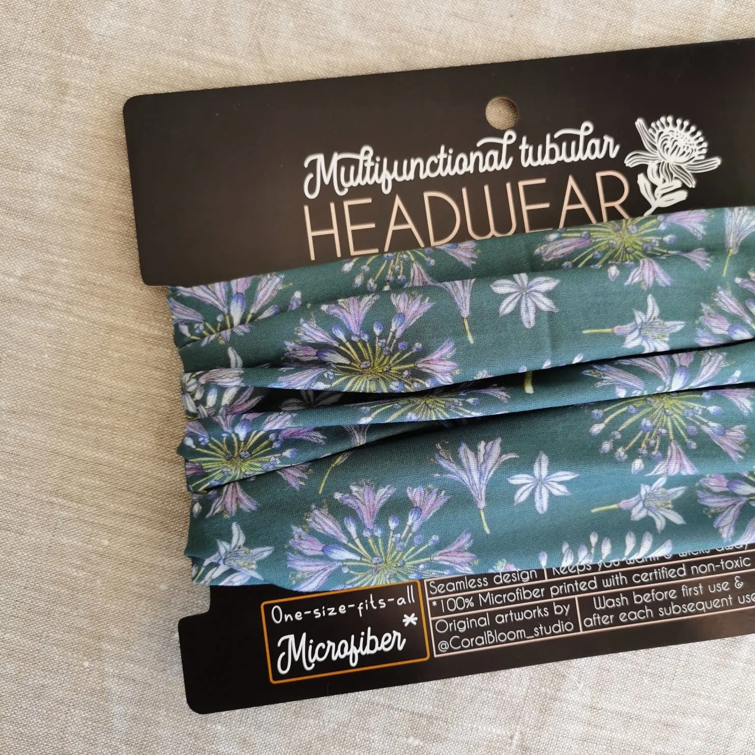 Agapanthus Headwear Scarf