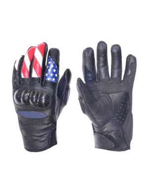 AGV Sports Krono Short Summer Leather Gloves - USA