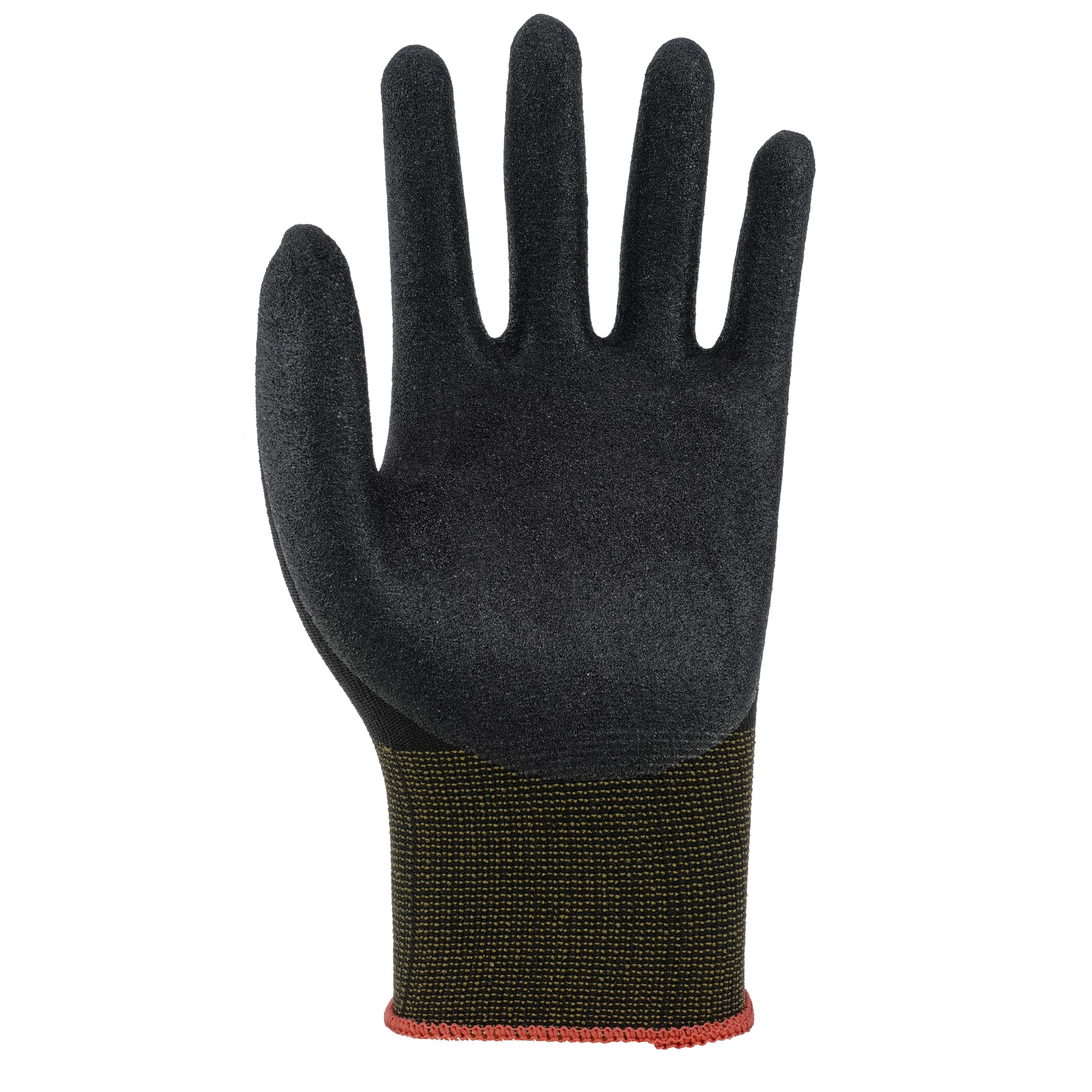 AL-GARD GMF-263B Nitrile Coated Black Nylon Touchscreen Compatible Work Gloves