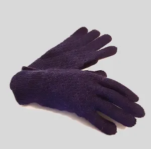 Alpaca Jacquard gloves Lilac