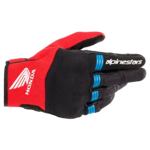 Alpinestars Honda Copper Gloves Black / Bright Red / Blue