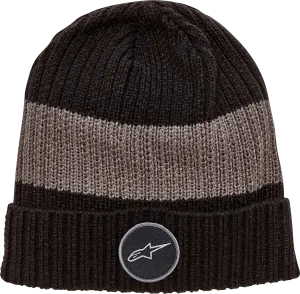 ALPINESTARS Ward Beanie - Black/Charcoal - One Size 1232-81200-1018