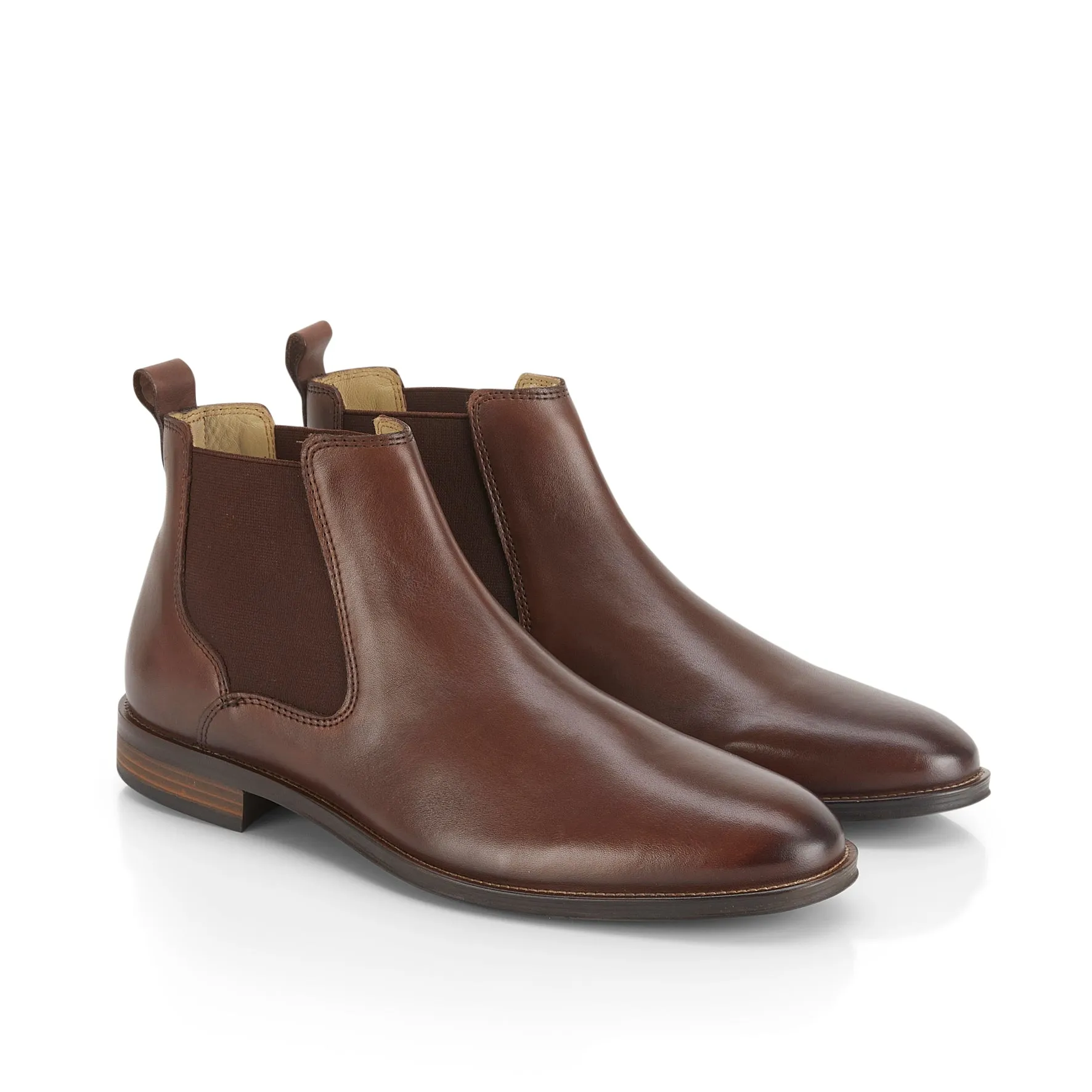 Andrew Men's Comfort Flex Chelsea Boots - Brown