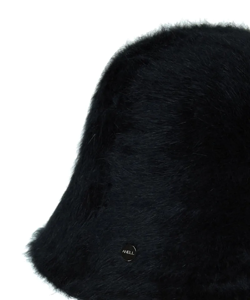 Anell Golf Mu Angora Bucket Hat - Black