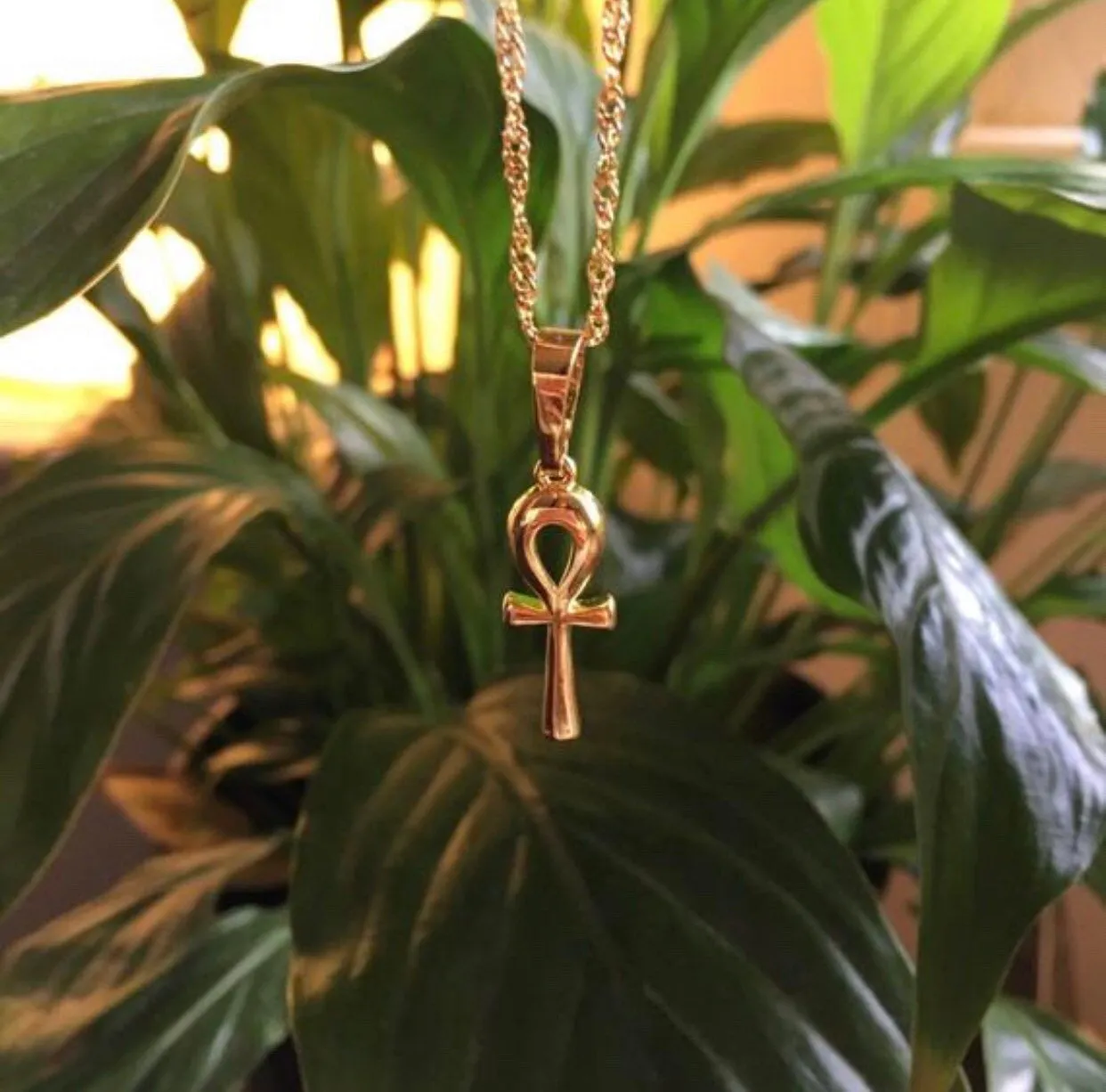 ANKH NECKLACE 24k gold, nefertiti necklace ,africa map necklace 3 piece set,anhk necklace,ankh,ankh,men ankh necklace ,father day gift