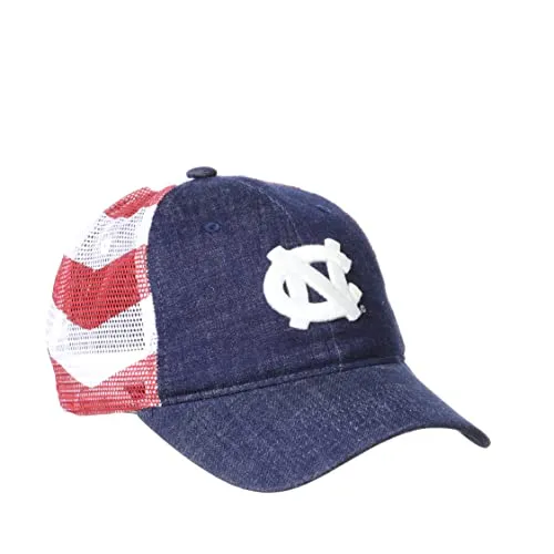 Anthem Unstructured Trucker Soft Mesh Adjustable Snapback Men's Baseball Hat/Cap (North Carolina Tar Heels)
