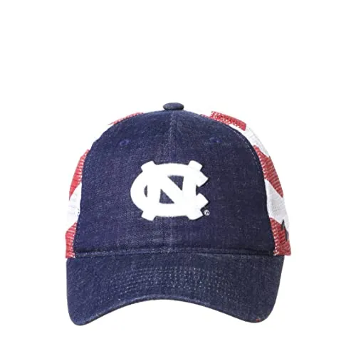 Anthem Unstructured Trucker Soft Mesh Adjustable Snapback Men's Baseball Hat/Cap (North Carolina Tar Heels)