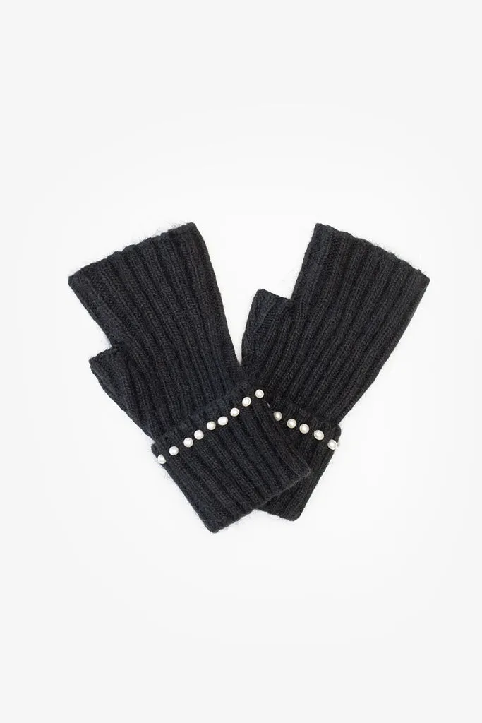 Antler NZ Pearl Fingerless Gloves - Black