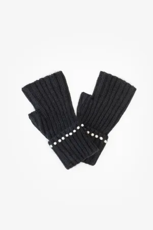 Antler NZ Pearl Fingerless Gloves - Black