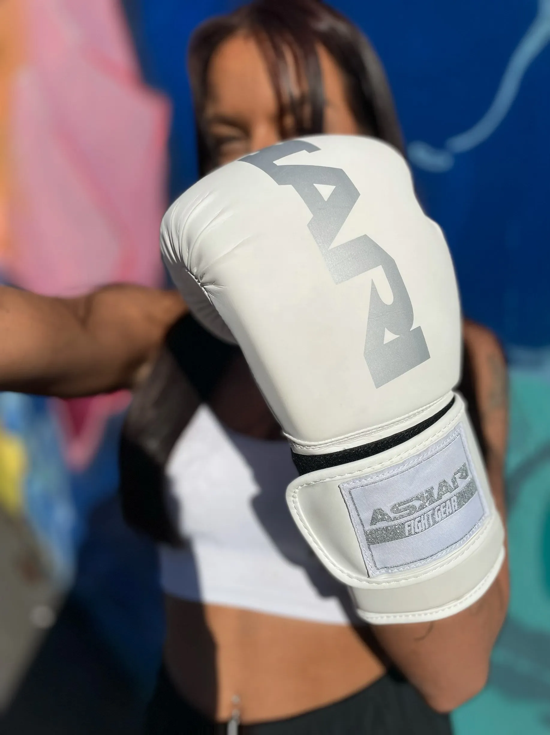 ASKARI WHITE SENSATION BOXING GLOVES