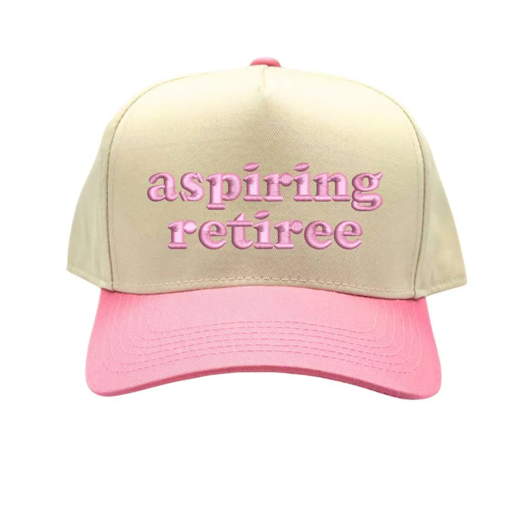 Aspiring Retiree 5 Panel Baseball Hat