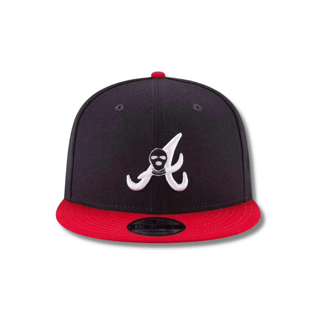 Atlanta Ski Mask Baseball Fitted Hat