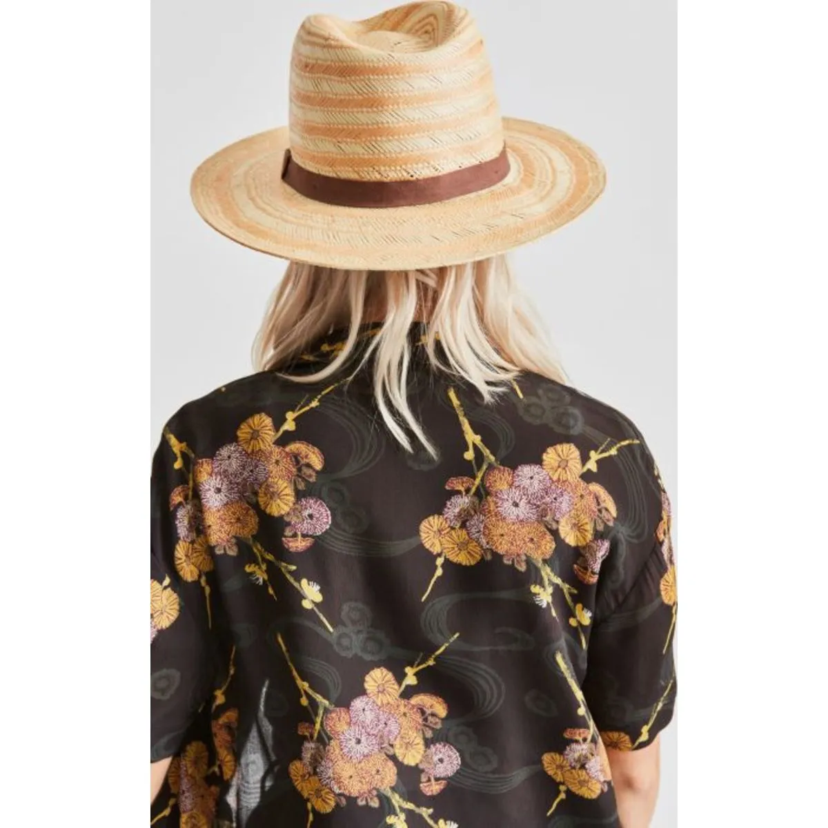 Aurora Fedora - Peach/Tan