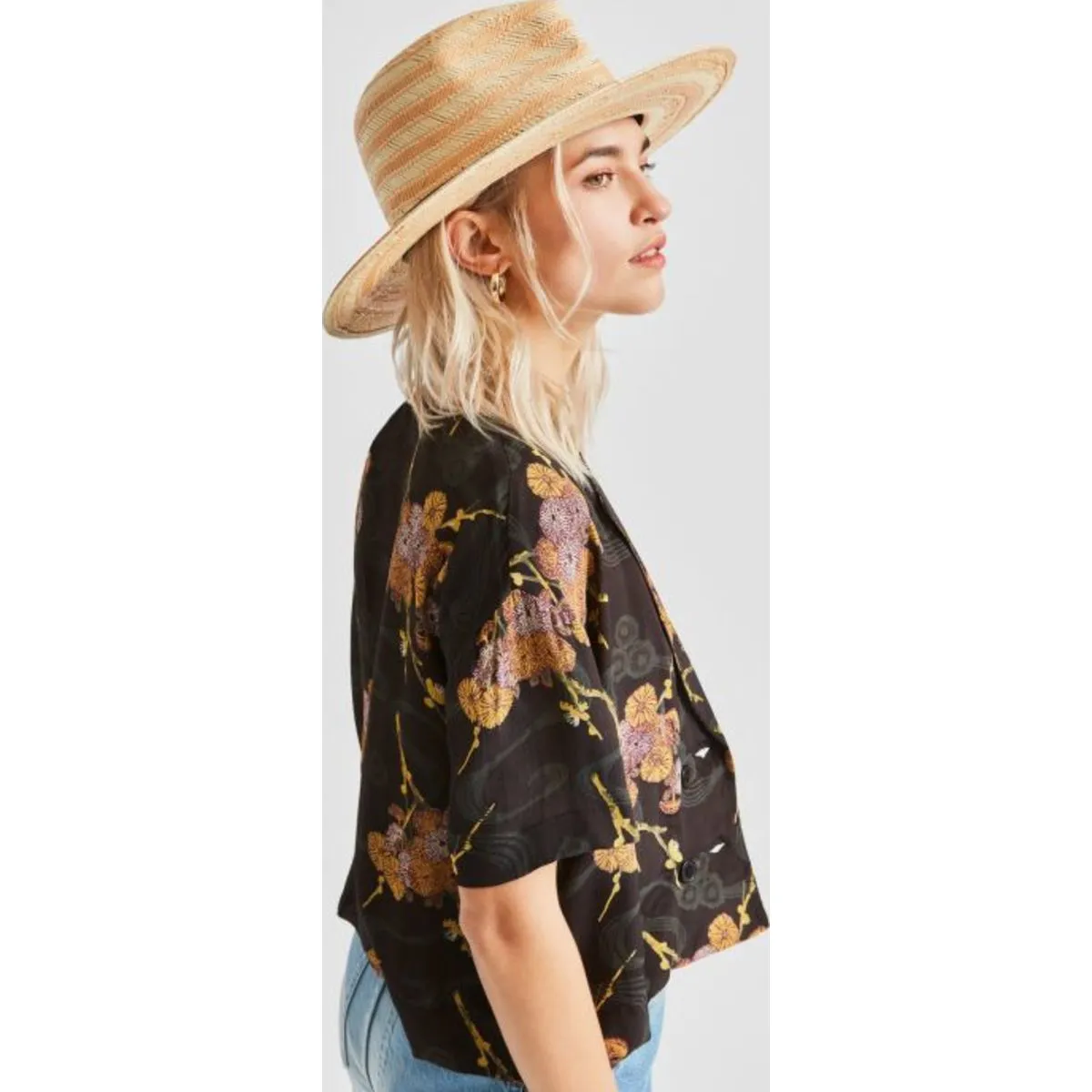 Aurora Fedora - Peach/Tan