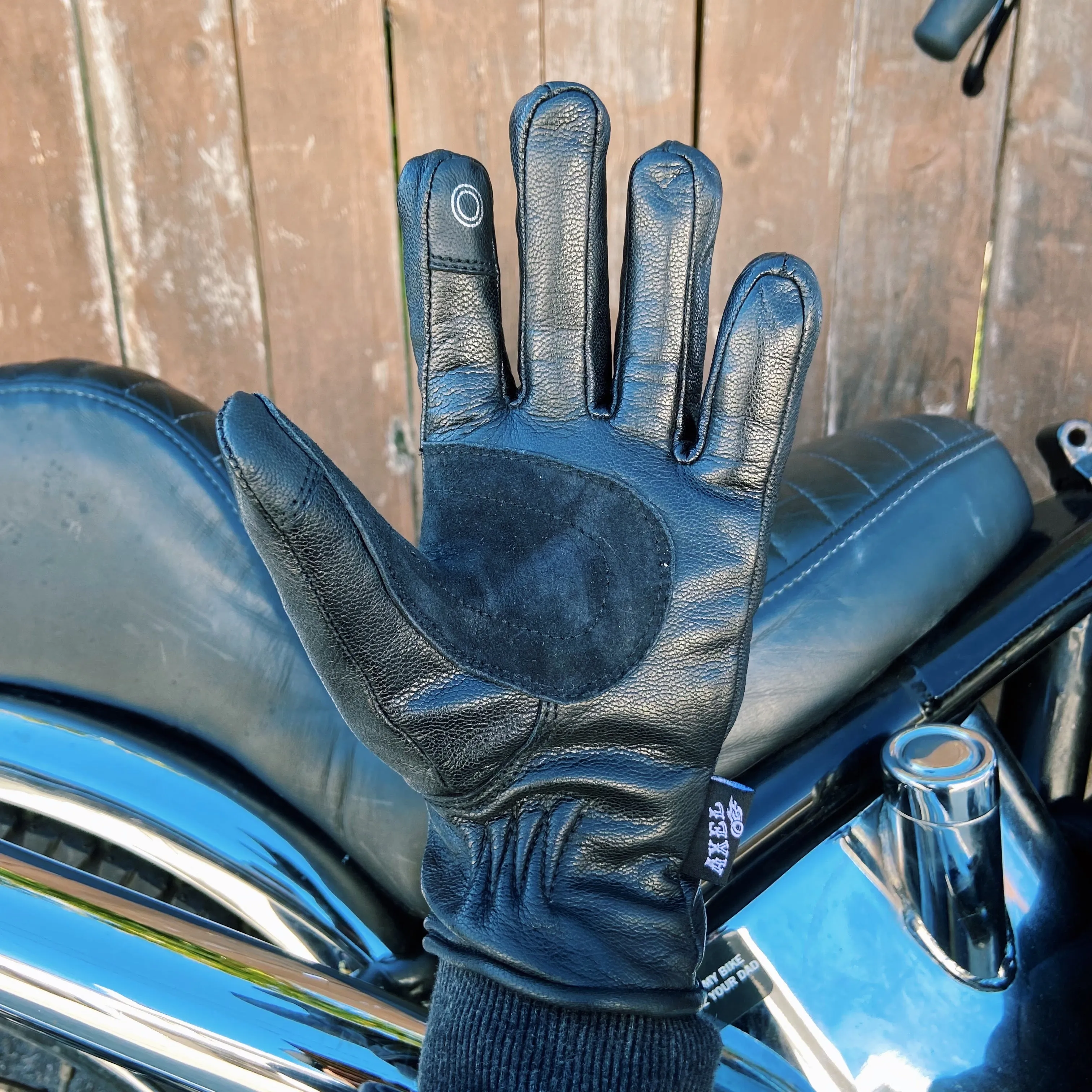 AXEL CO LEATHER COLD-WEATHER GLOVES VINTAGE STYLE