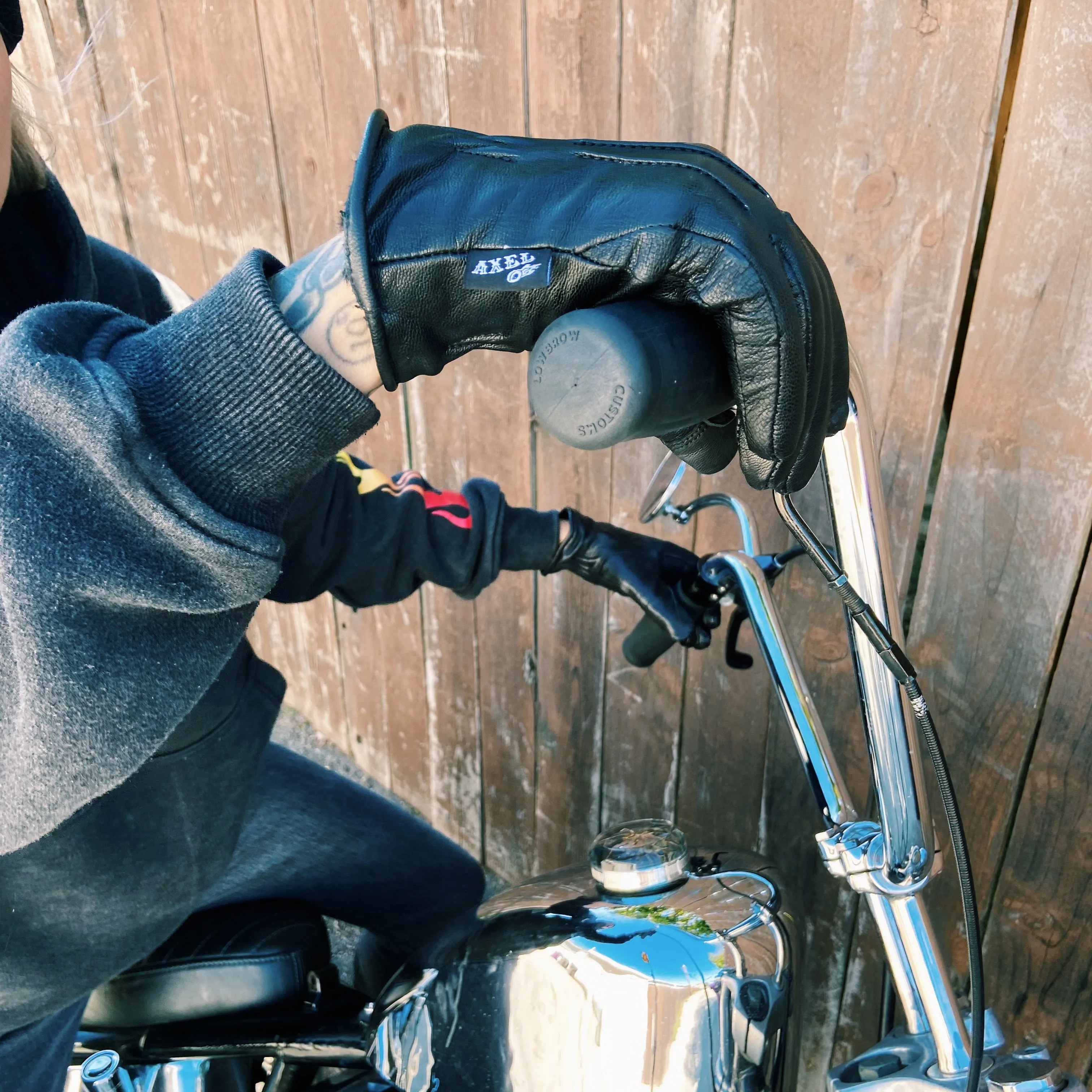 AXEL CO LEATHER COLD-WEATHER GLOVES VINTAGE STYLE