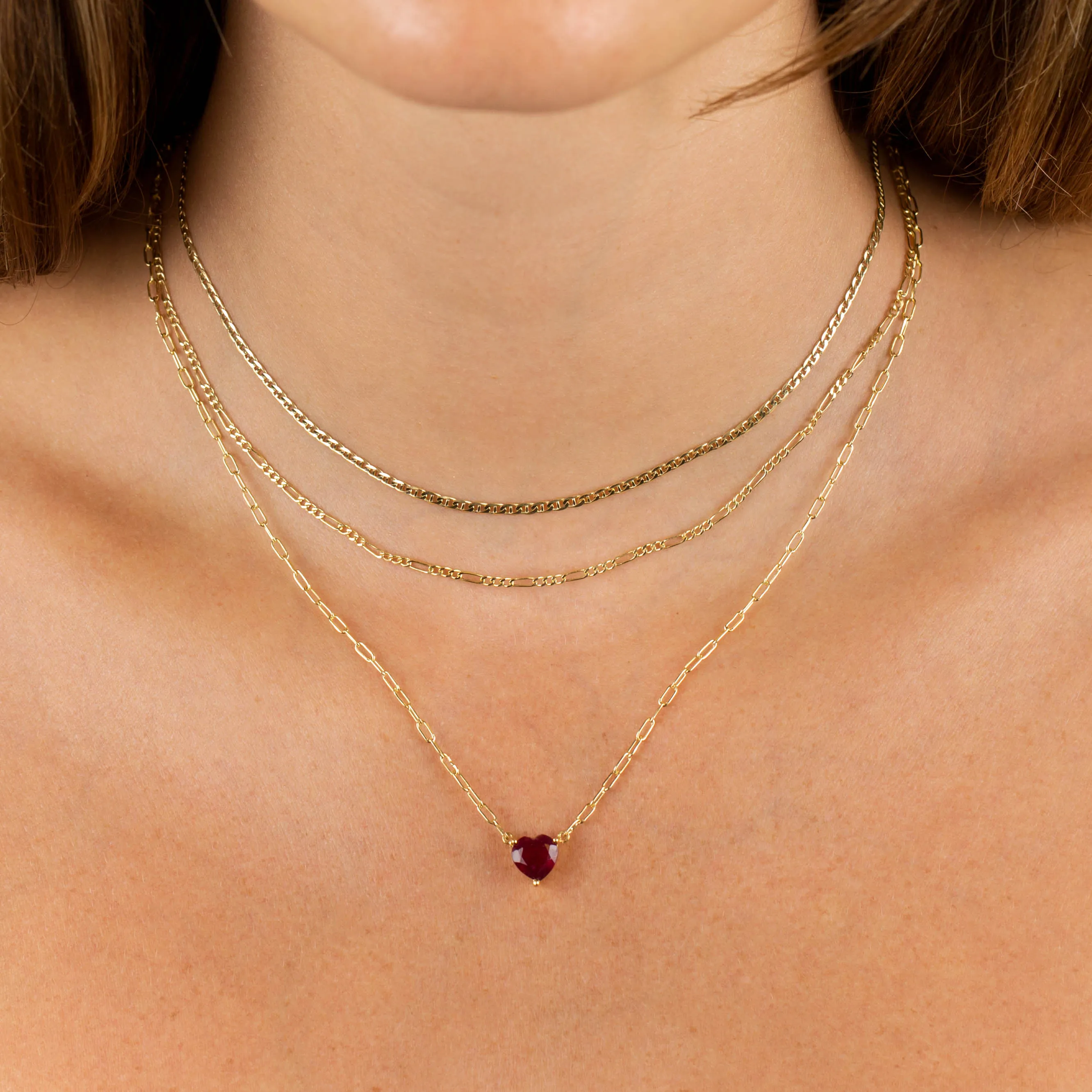Baby Figaro Necklace 14K