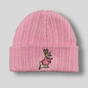 Baby Girl Beanie Hat - Rabbit