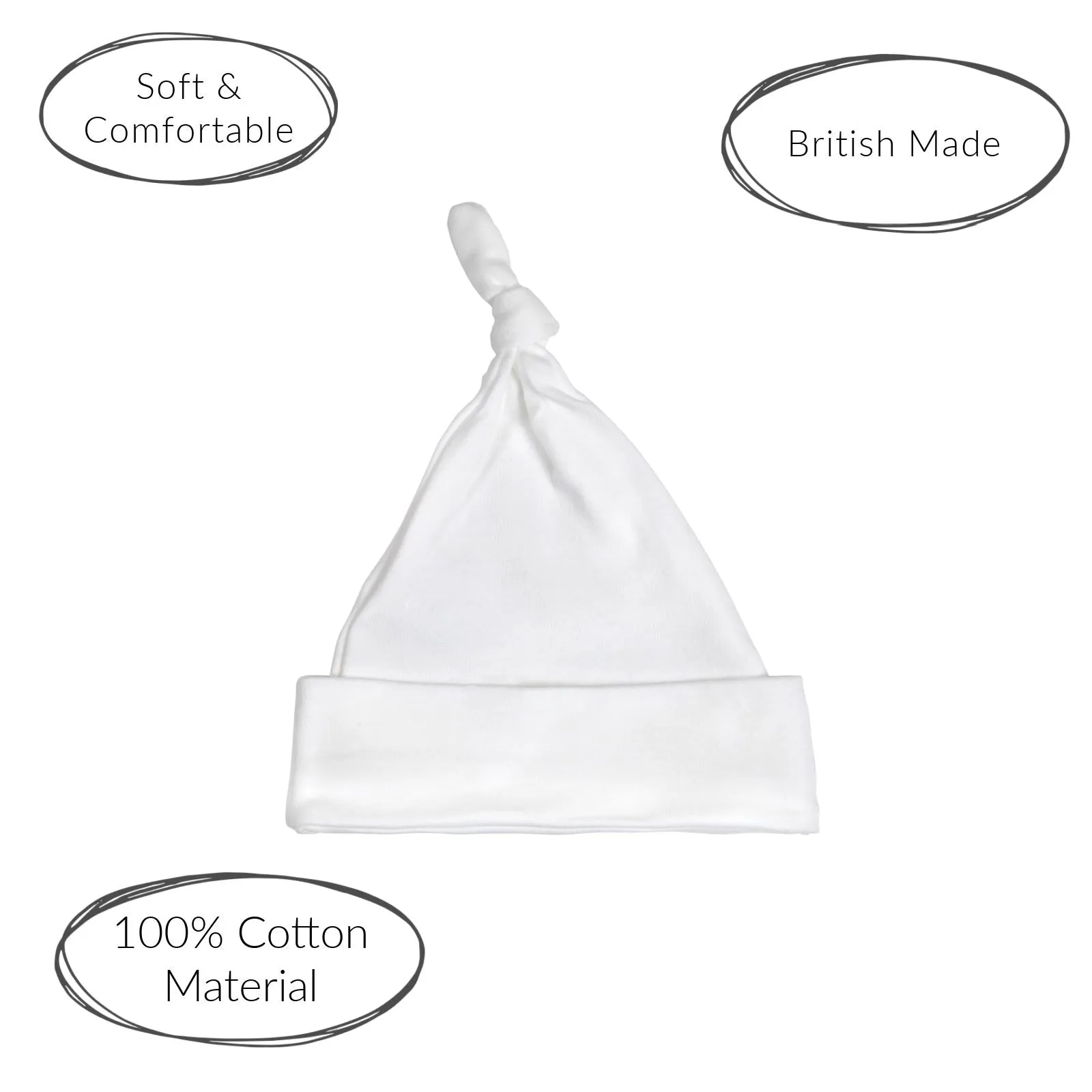 Baby Togs Knot Hat 2 Pack