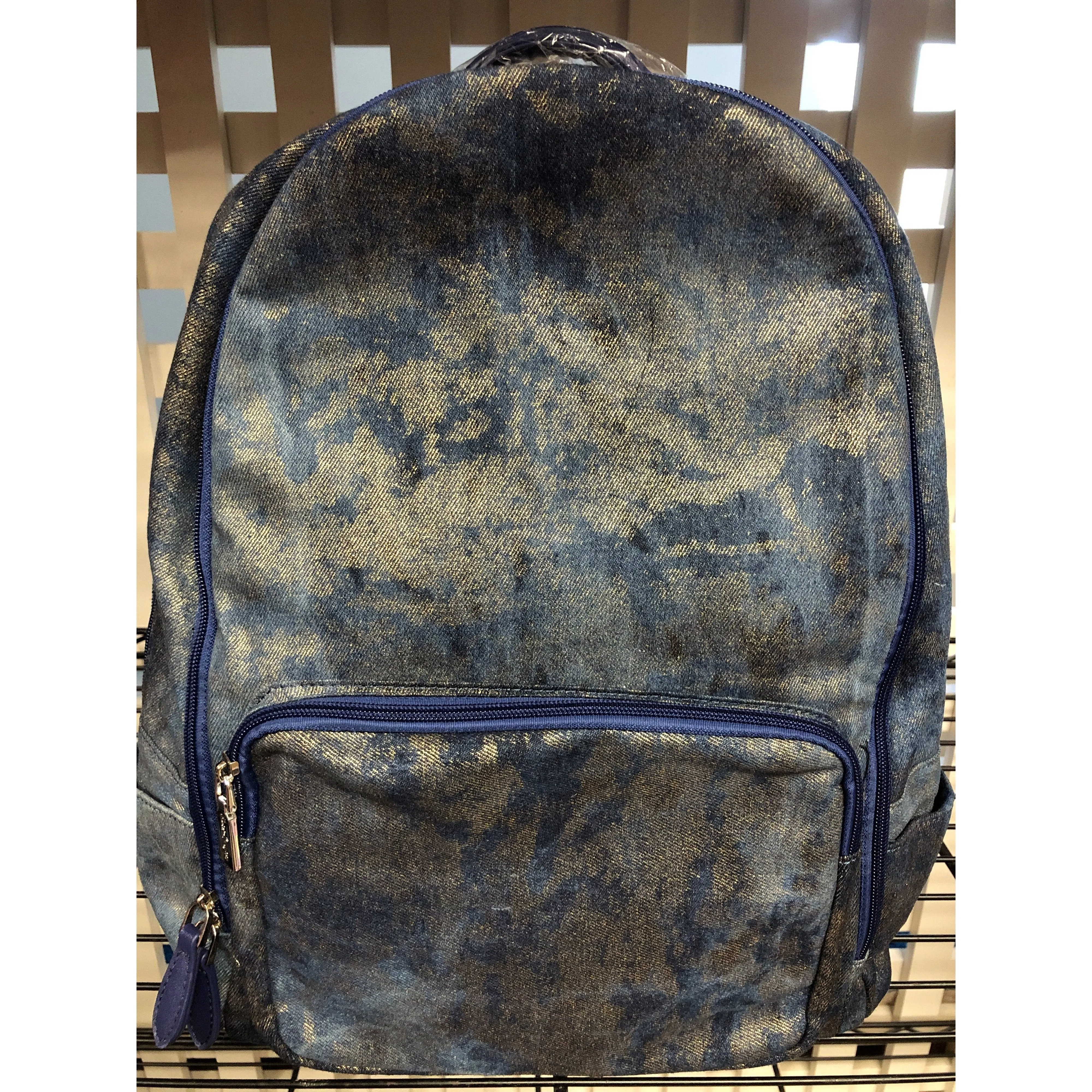 Bari Lynn Metallic Shimmer Backpack