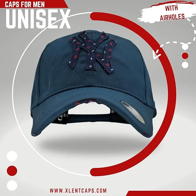 Baseball Cap for Men | Free Size Adjustable Snapback Caps | Embroidered Patch | Cotton | UV Protection | Fashionable Hat for Women and Girs Original