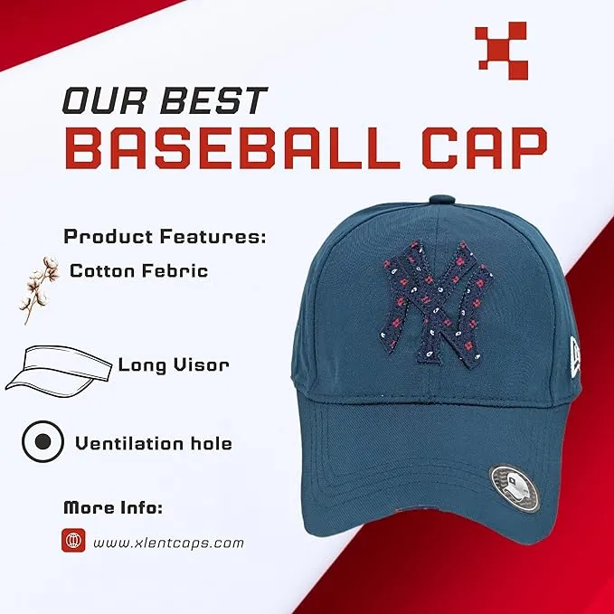 Baseball Cap for Men | Free Size Adjustable Snapback Caps | Embroidered Patch | Cotton | UV Protection | Fashionable Hat for Women and Girs Original