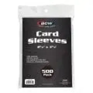 BCW Standard Card Sleeves - 500 Pack