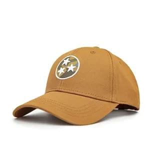 Beautiful Giant Mens Baseball Cap Cotton Adjustable Size Trucker Hat with Plastic Closure Sand