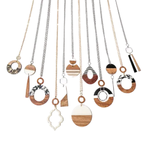 Bel Jewelry - Walnut Necklace Assortment